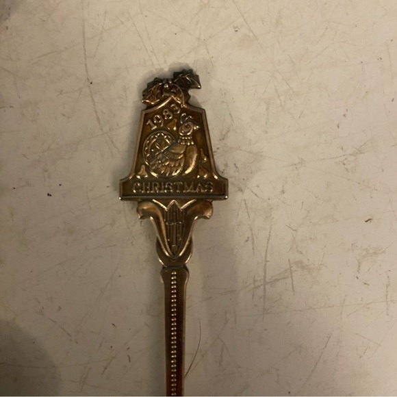 Vintage Christmas silver decorative spoons - embossed bowls - years 1975 - 1986 - Picture 11 of 14